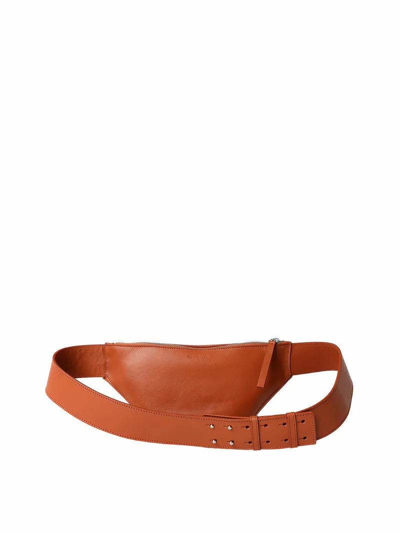 Rift money belt terracotta