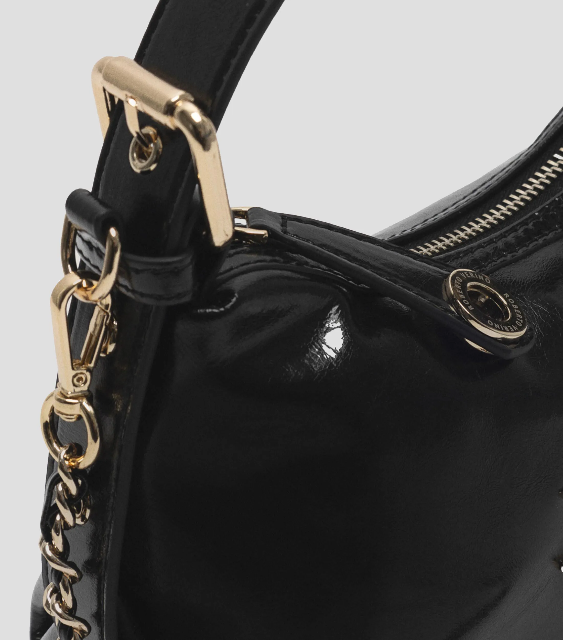 Roberto Verino Bolso mini hobo negro Margot Mujer
