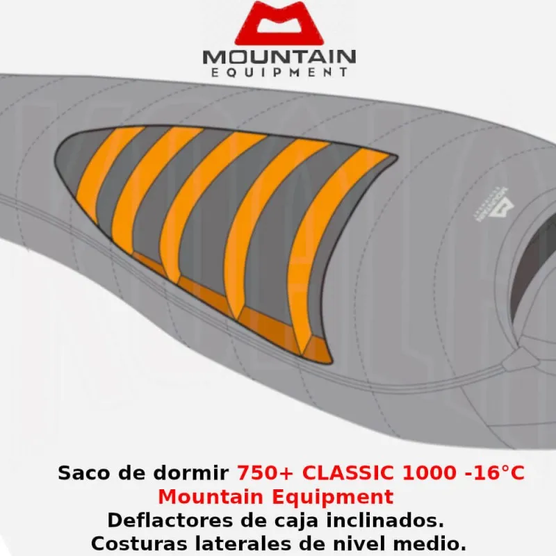 SACO DE DORMIR CLASSIC 1000 16°C MOUNTAIN EQUIPMENT