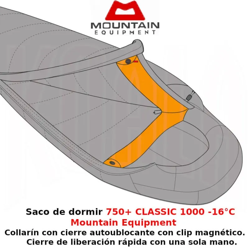 SACO DE DORMIR CLASSIC 1000 16°C MOUNTAIN EQUIPMENT