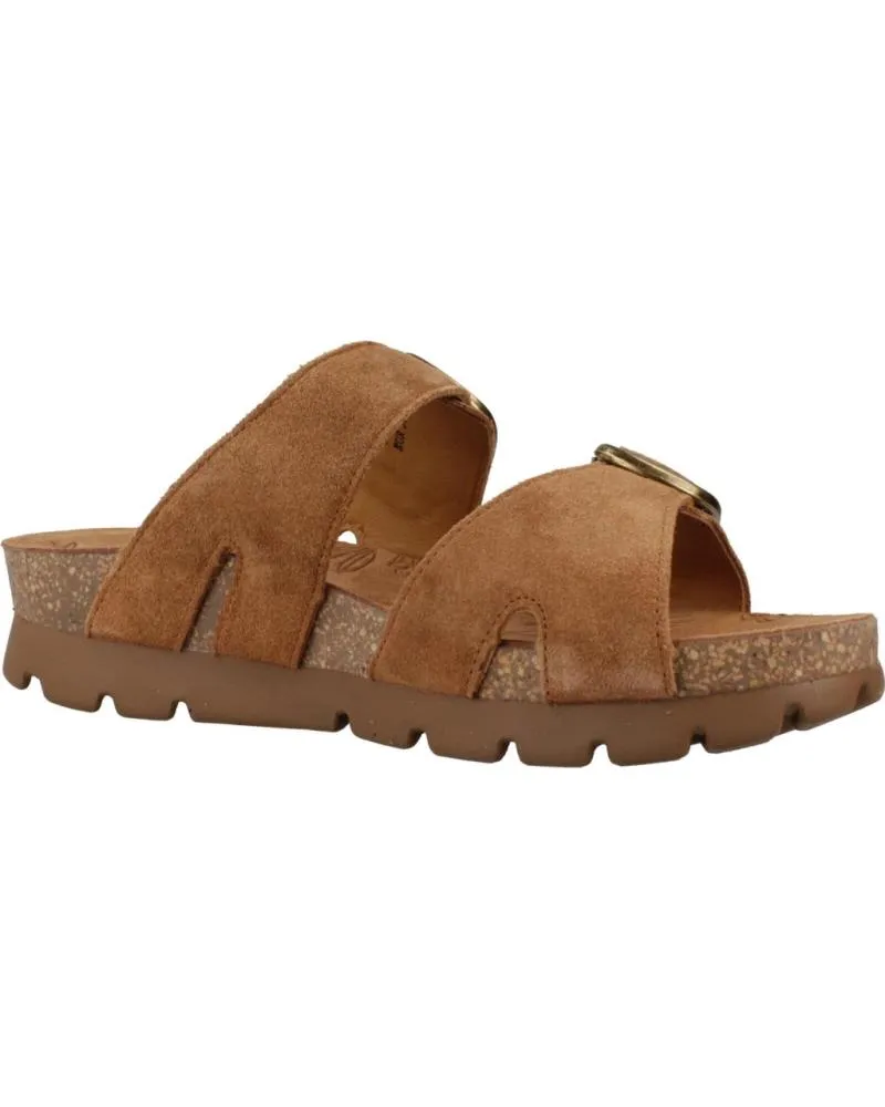 Sandalias PANAMA JACK  de Mujer SANDALIAS MUJER MODELO SHIRLEY COLOR MARRON  CUERO
