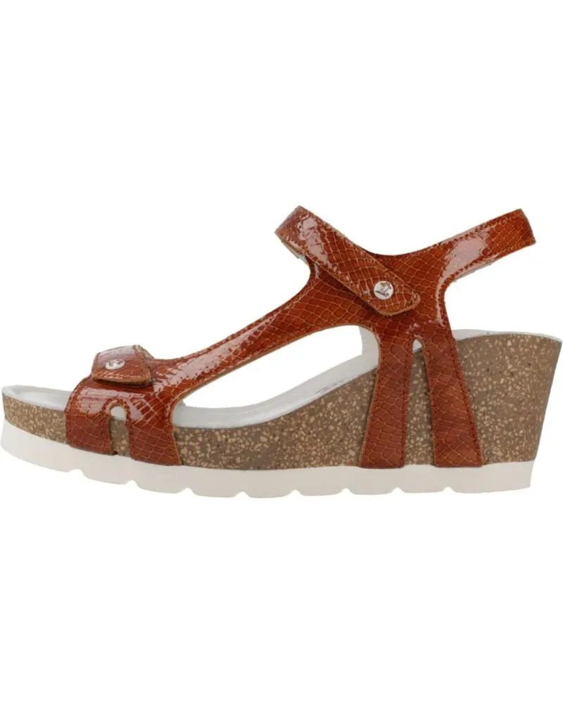 Sandalias PANAMA JACK  de Mujer SANDALIAS MUJER MODELO VAREL B11 COLOR MARRON  CUERO