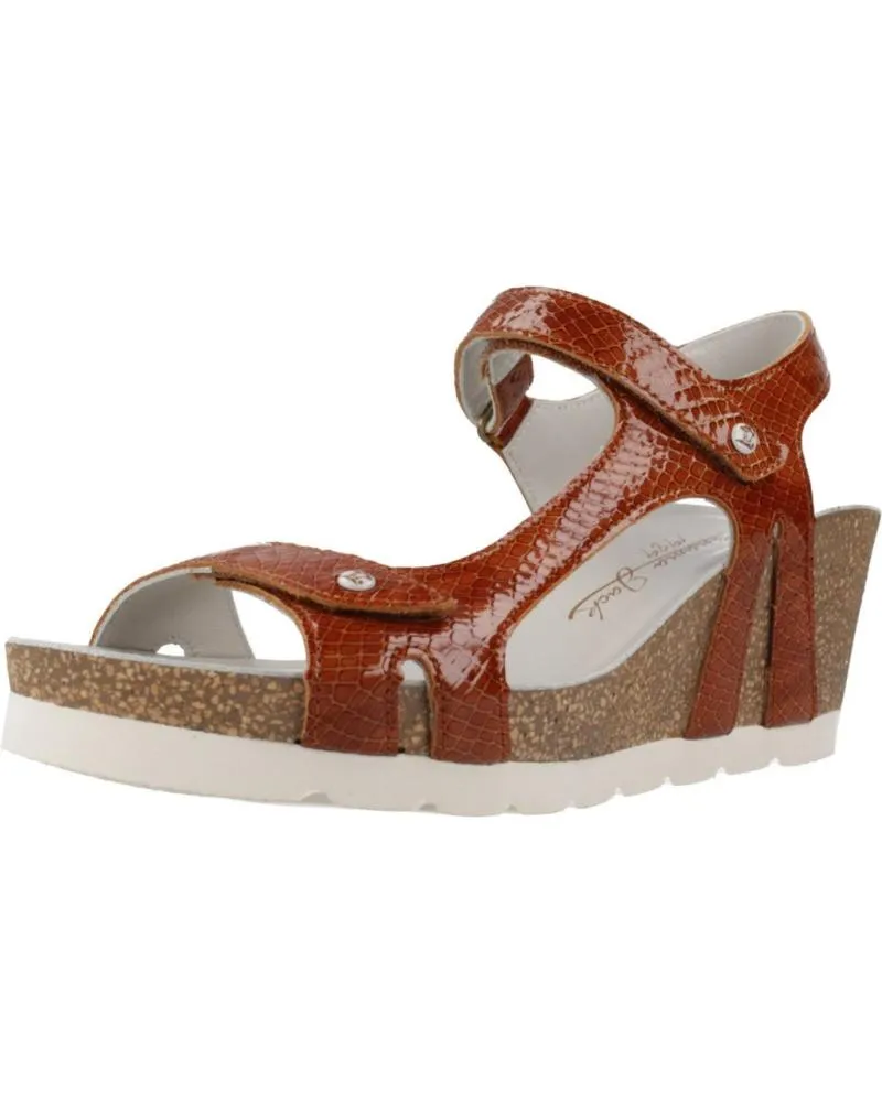 Sandalias PANAMA JACK  de Mujer SANDALIAS MUJER MODELO VAREL B11 COLOR MARRON  CUERO