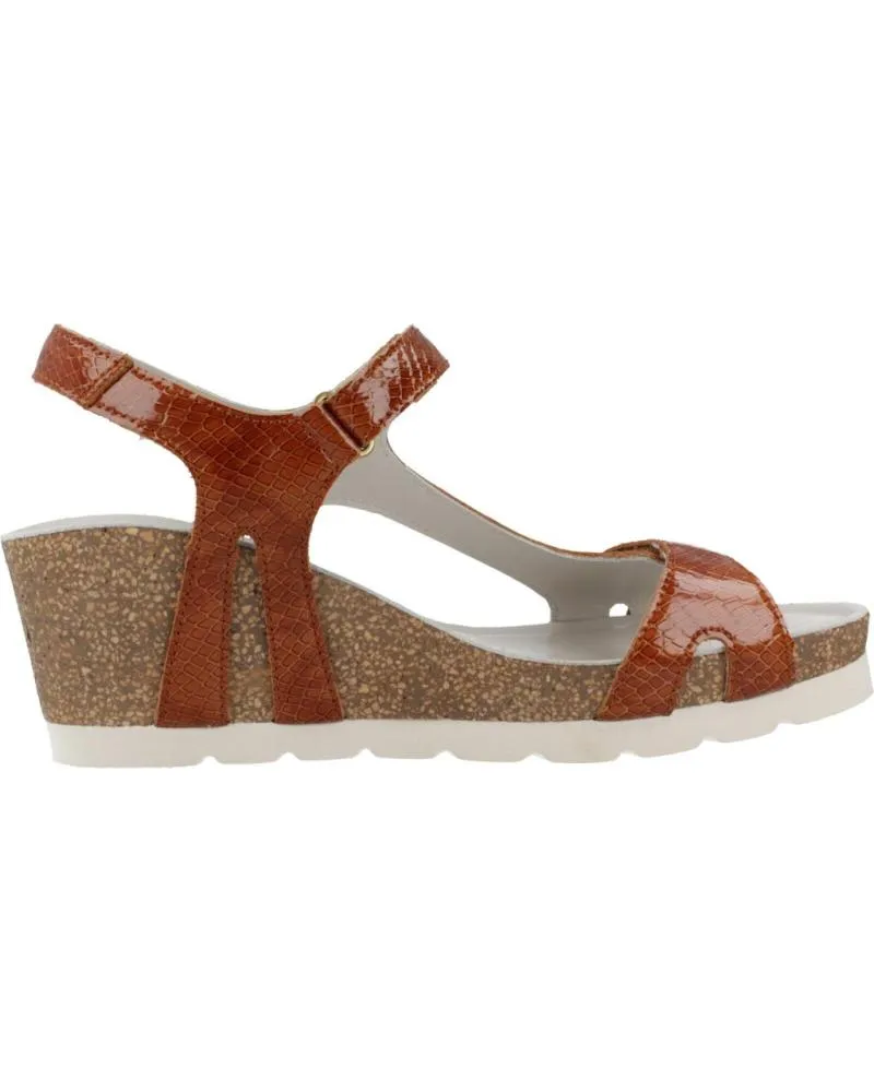 Sandalias PANAMA JACK  de Mujer SANDALIAS MUJER MODELO VAREL B11 COLOR MARRON  CUERO