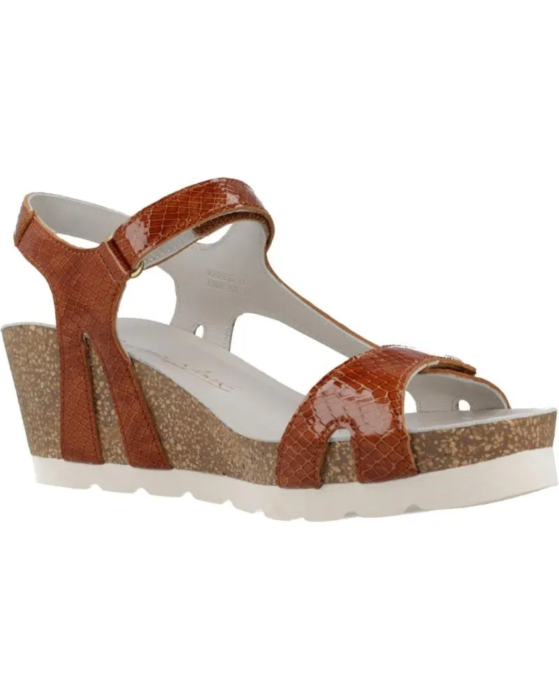 Sandalias PANAMA JACK  de Mujer SANDALIAS MUJER MODELO VAREL B11 COLOR MARRON  CUERO