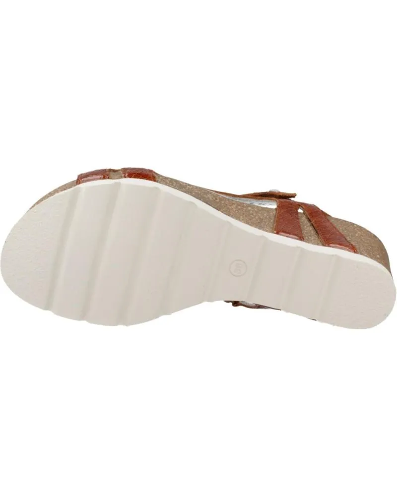 Sandalias PANAMA JACK  de Mujer SANDALIAS MUJER MODELO VAREL B11 COLOR MARRON  CUERO