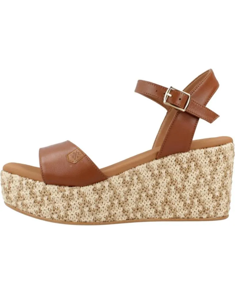 Sandalias POPA  de Mujer SANDALIAS MUJER MODELO AKUMAL BOMBAY COLOR MARRON  CUERO