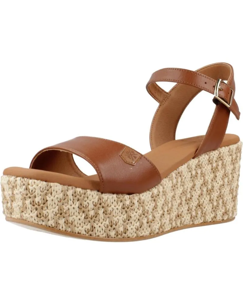 Sandalias POPA  de Mujer SANDALIAS MUJER MODELO AKUMAL BOMBAY COLOR MARRON  CUERO
