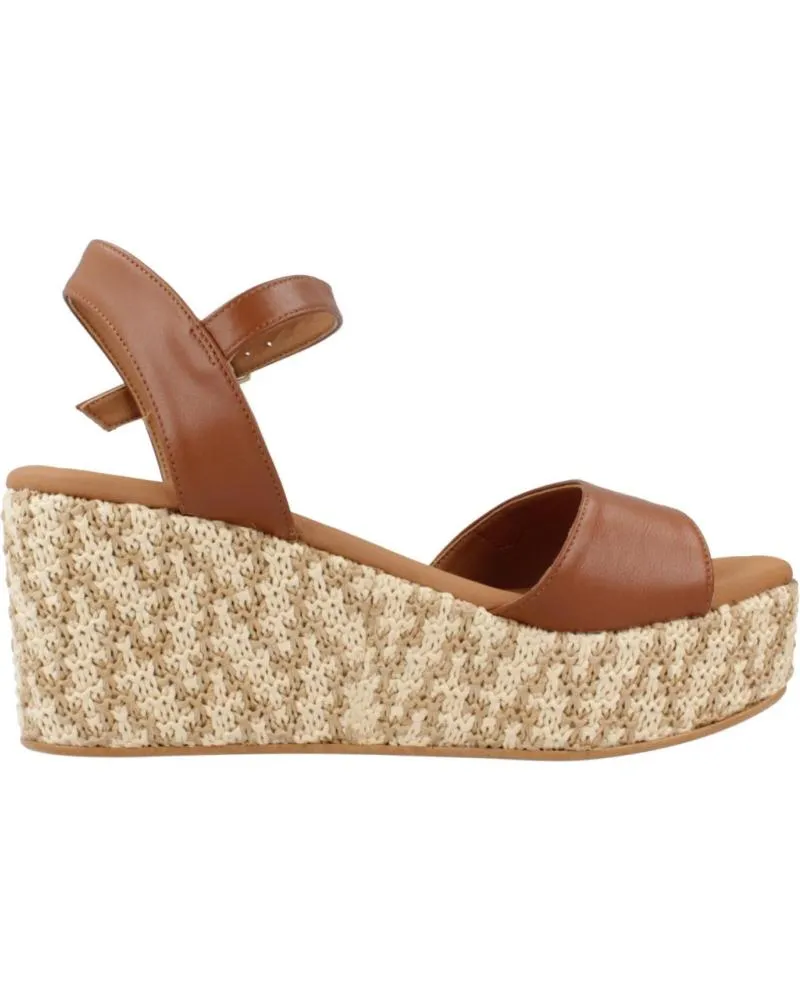 Sandalias POPA  de Mujer SANDALIAS MUJER MODELO AKUMAL BOMBAY COLOR MARRON  CUERO