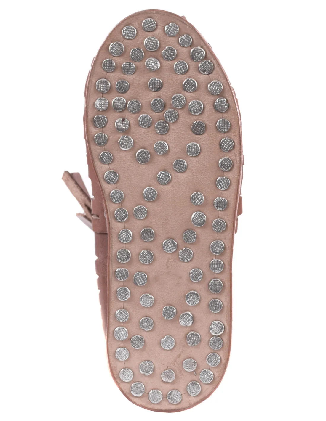 Sandalias romanas Caligae, cuero marrón claro