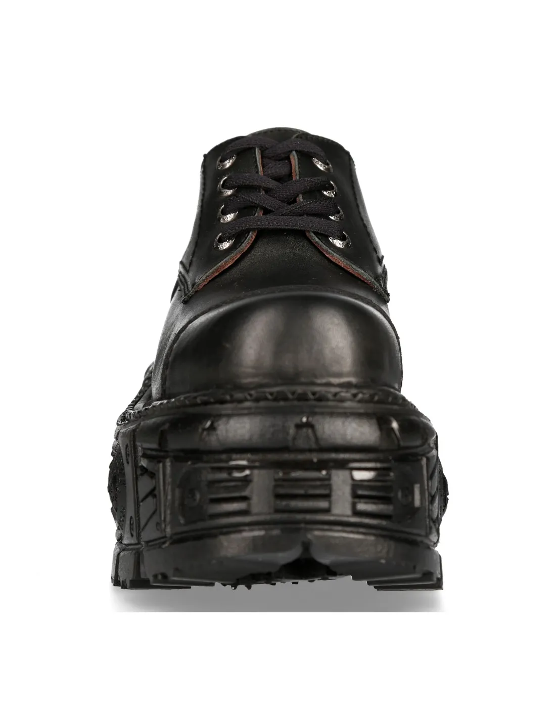 SHOE BLACK IMPERFECT WITH LACES MTANKMILI003S1