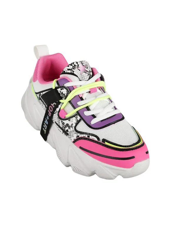 Shop Art CHUNKY AMY Deportivas de mujer en pitón multicolor