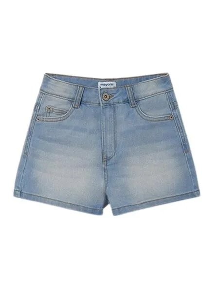 Short Mayoral Básico Denim para Niña
