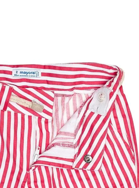 short mayoral watermelon rojo para niña
