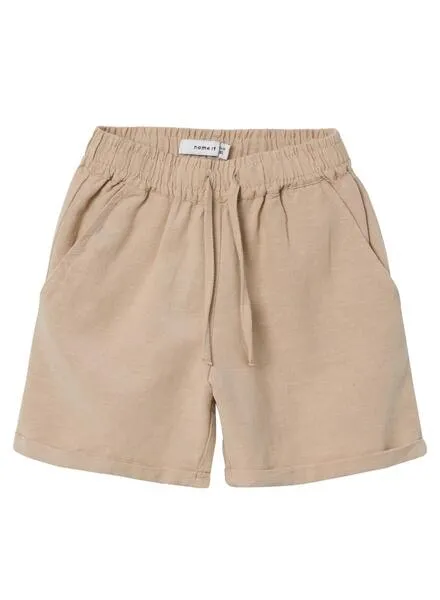 Shorts Name It Faher Tostado Para Niña