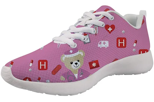SHOWUDESIGNS BEAR PINK  ZAPATILLA DE ENFERMERA