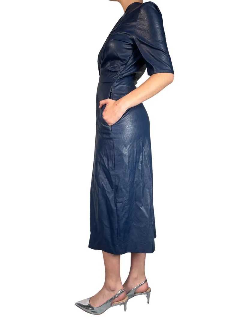 STELLA MCCARTNEY Vestido Asimétrico Cuero Vegano