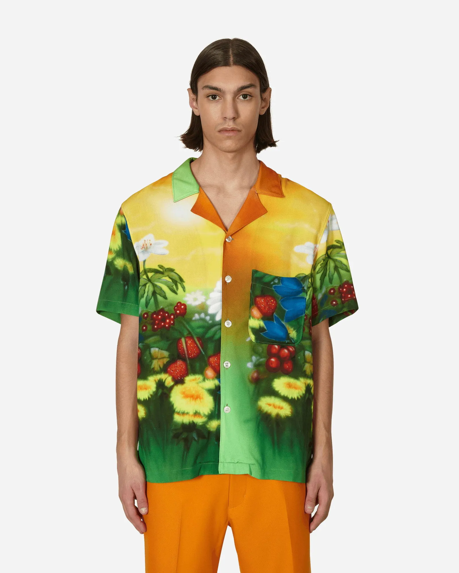 Stockholm (Surfboard) Club Airbrush Flowers Shirt