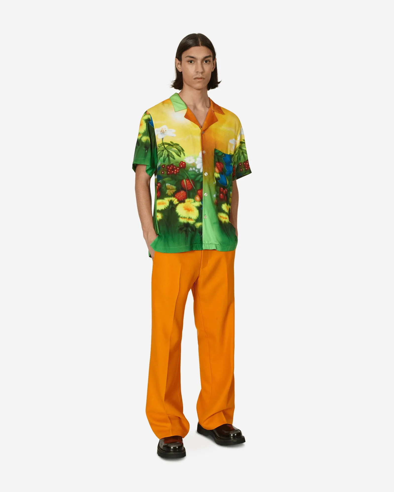 Stockholm (Surfboard) Club Airbrush Flowers Shirt