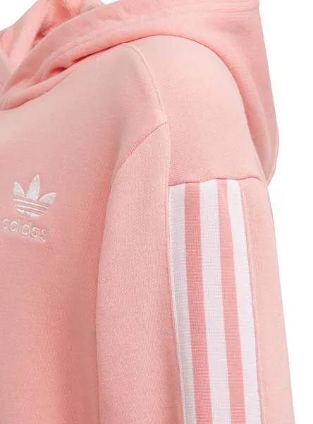 sudadera adidas lock up rosa para niña
