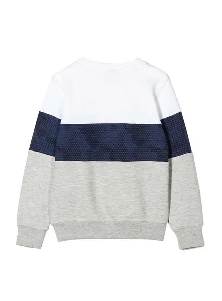 sudadera hackett camo gris para niño