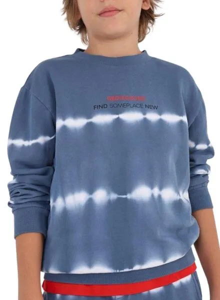 Sudadera Mayoral Tie Dye Azul para Niño