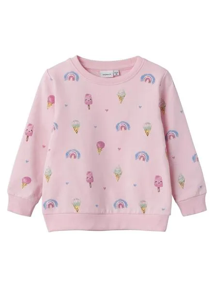 Sudadera Name It Fransia Rosa Para Niña