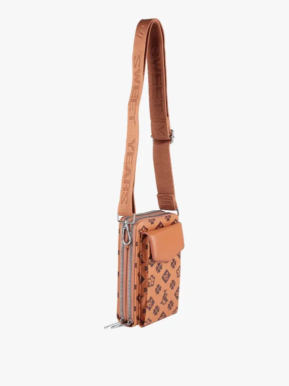 Sweet Years Bolso bandolera con soporte para teléfono