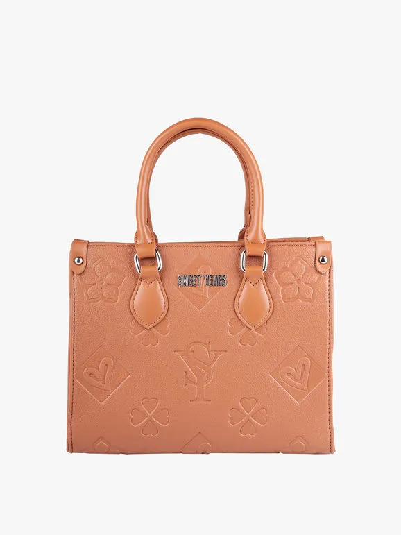 Sweet Years Bolso de mano de mujer con estructura y doble asa.