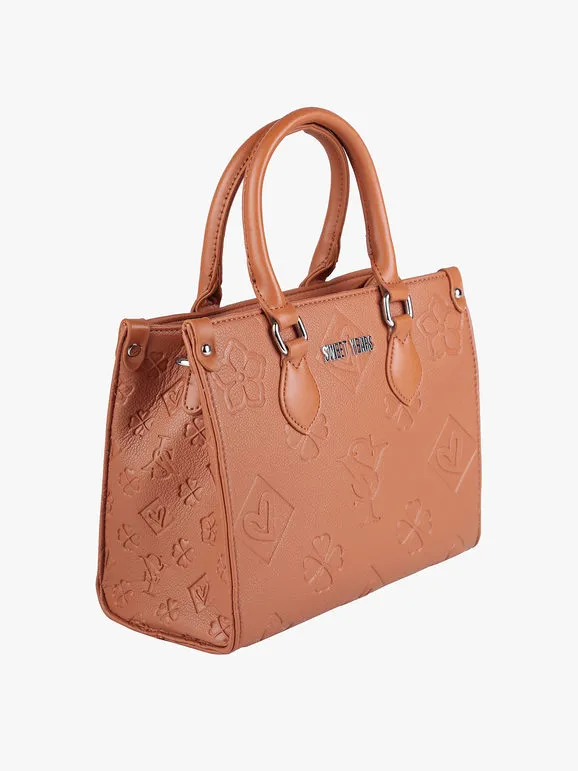 Sweet Years Bolso de mano de mujer con estructura y doble asa.