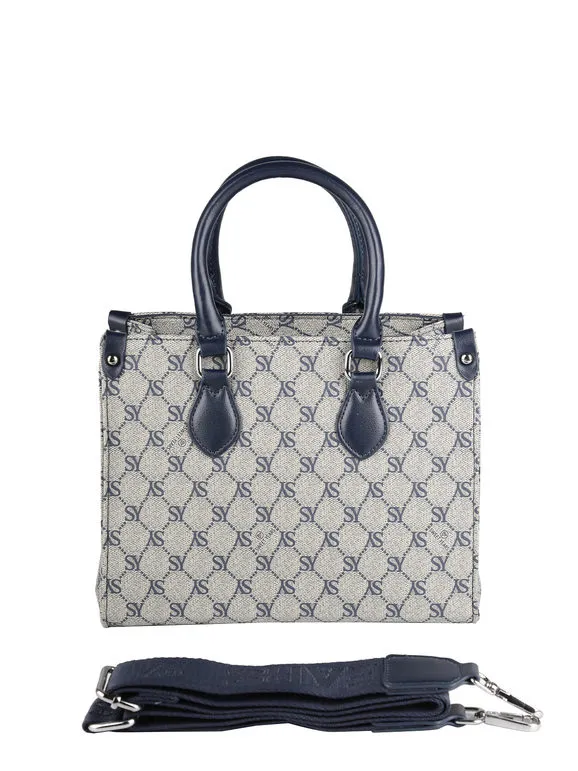 Sweet Years Bolso de mujer rígido con estampados y doble asa.