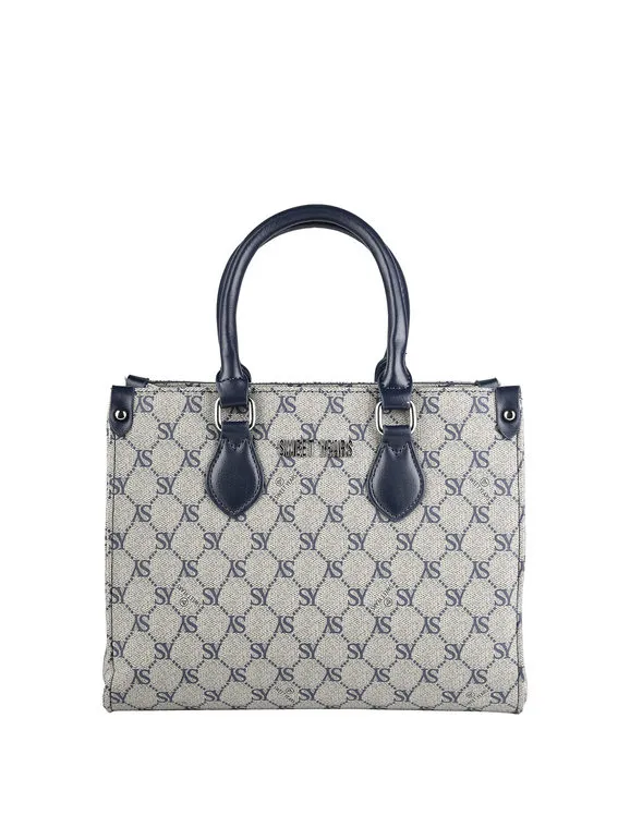 Sweet Years Bolso de mujer rígido con estampados y doble asa.