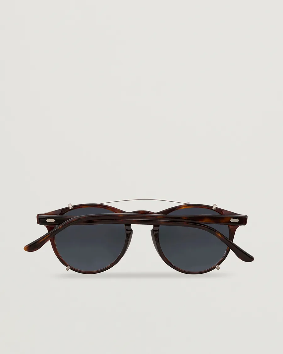 TBD Eyewear Pleat Clip On Sunglasses Classic Tortoise
