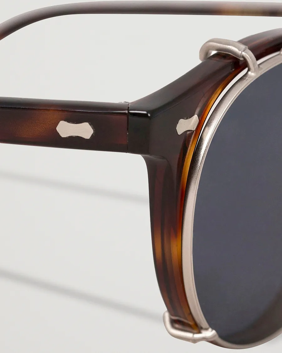 TBD Eyewear Pleat Clip On Sunglasses Classic Tortoise