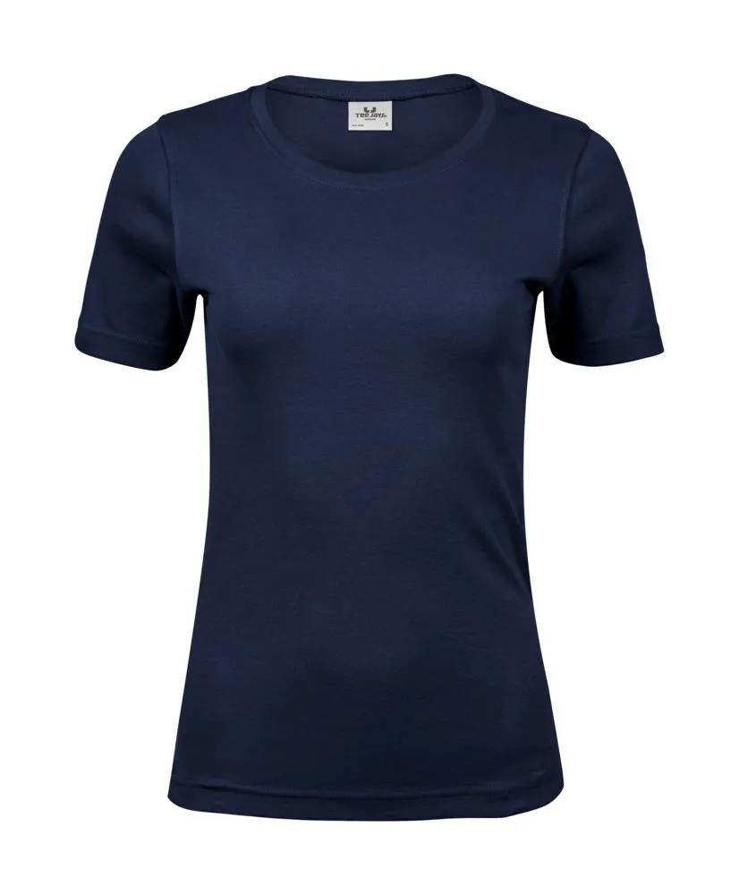 TEE JAYS TJ580  CAMISETA INTERLOCK PARA MUJER  AZUL MARINO