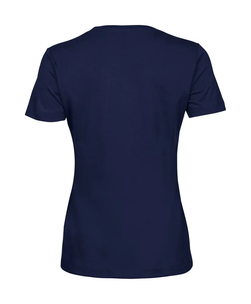 TEE JAYS TJ580  CAMISETA INTERLOCK PARA MUJER  AZUL MARINO