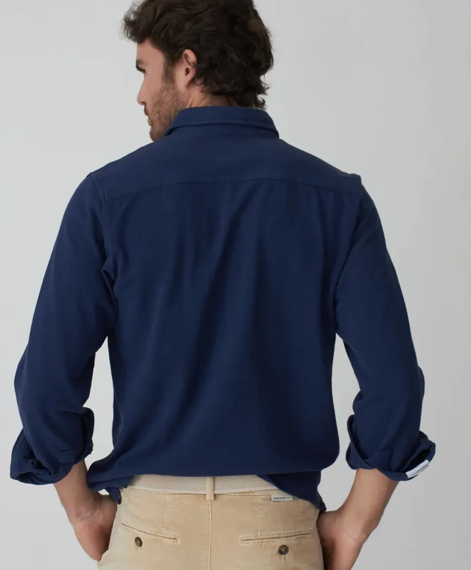 The Brubaker the cotton polera marino