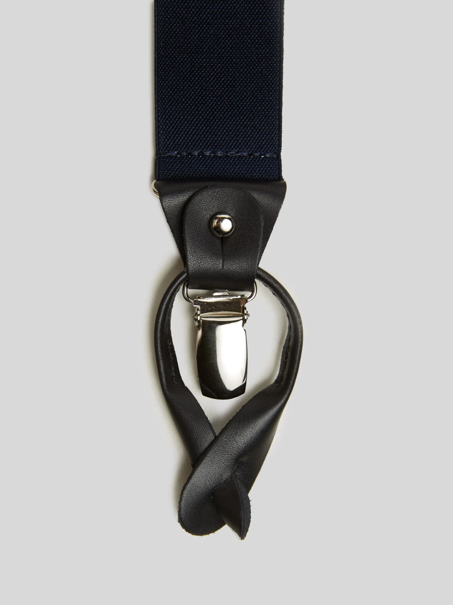 Tirante silbon azul marino liso