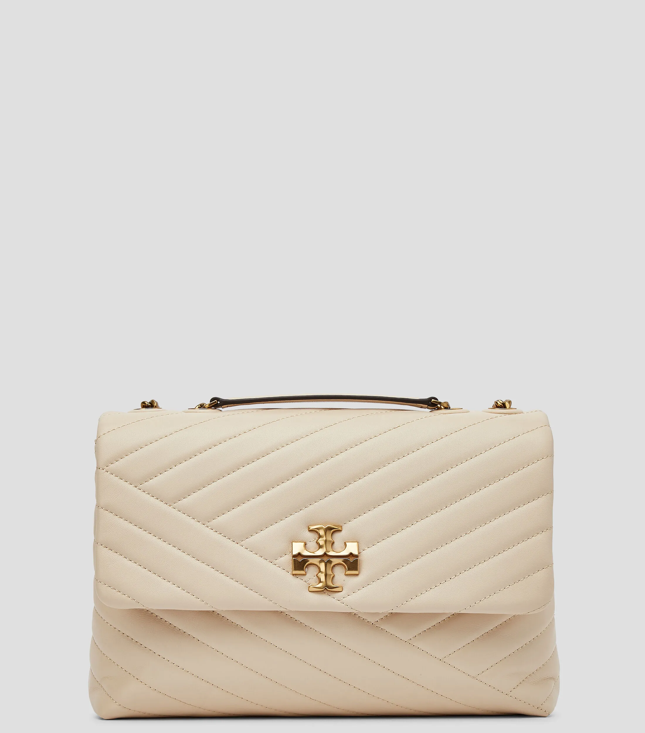 Tory Burch Bolso Shoulder Crema en Piel Kira Mujer