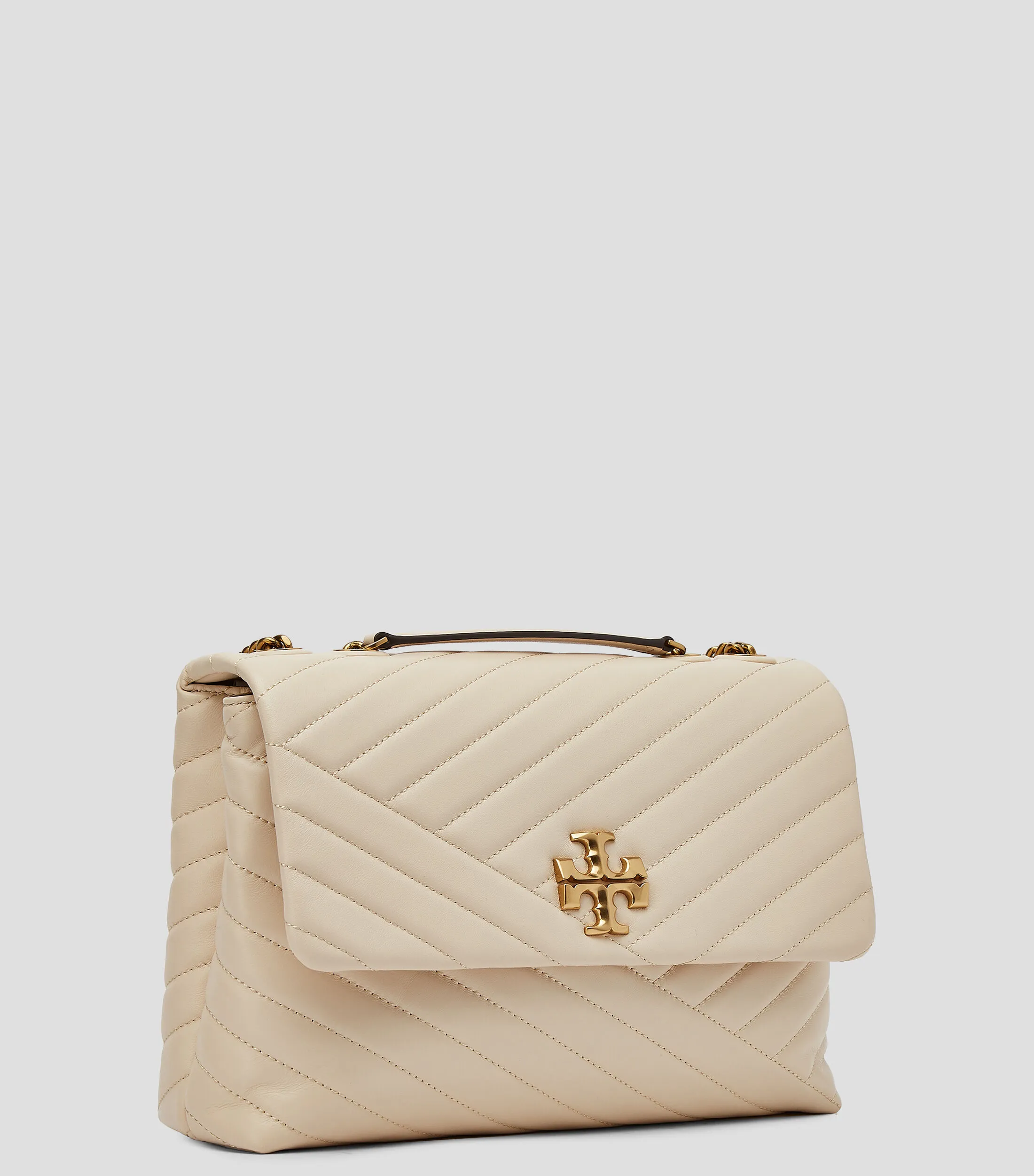 Tory Burch Bolso Shoulder Crema en Piel Kira Mujer