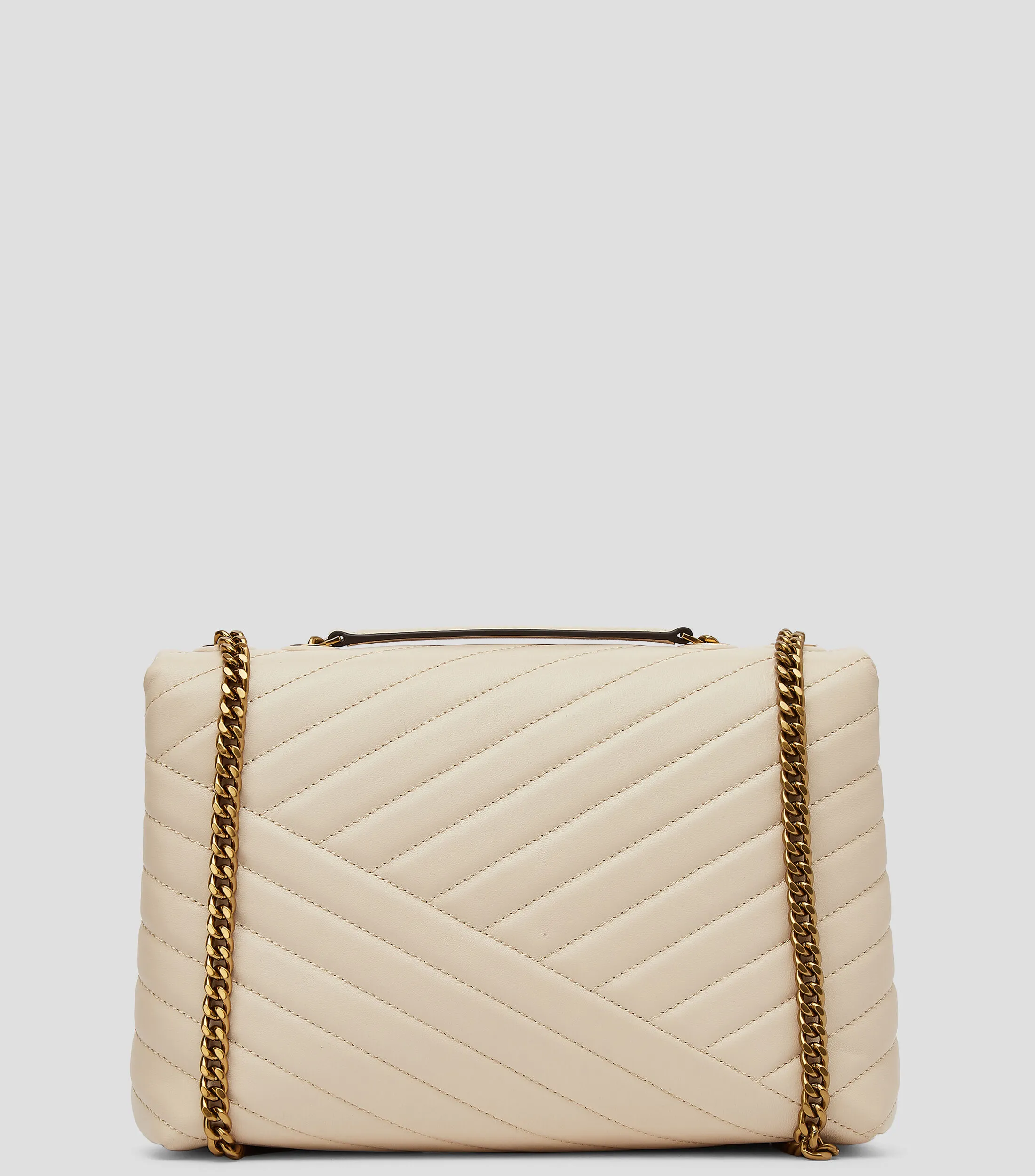 Tory Burch Bolso Shoulder Crema en Piel Kira Mujer