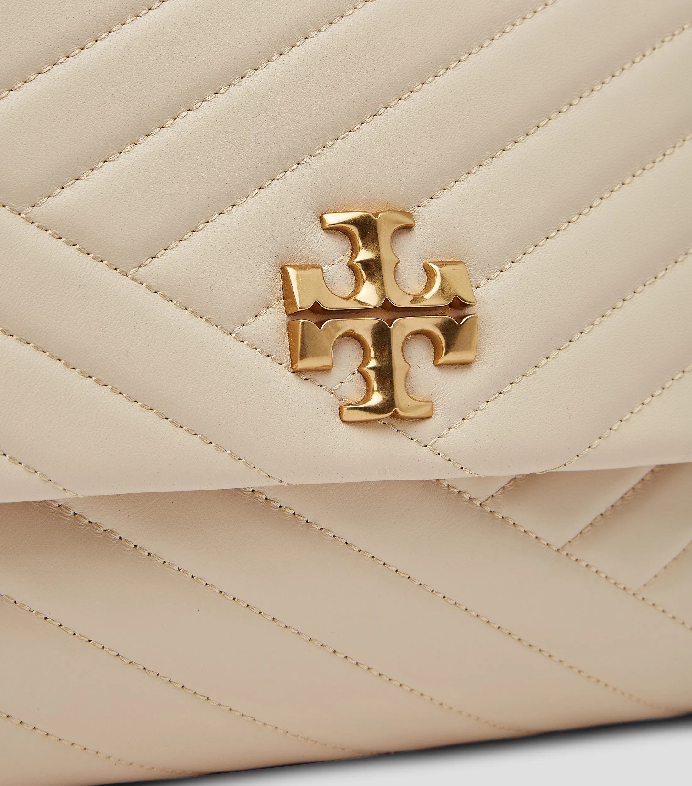 Tory Burch Bolso Shoulder Crema en Piel Kira Mujer