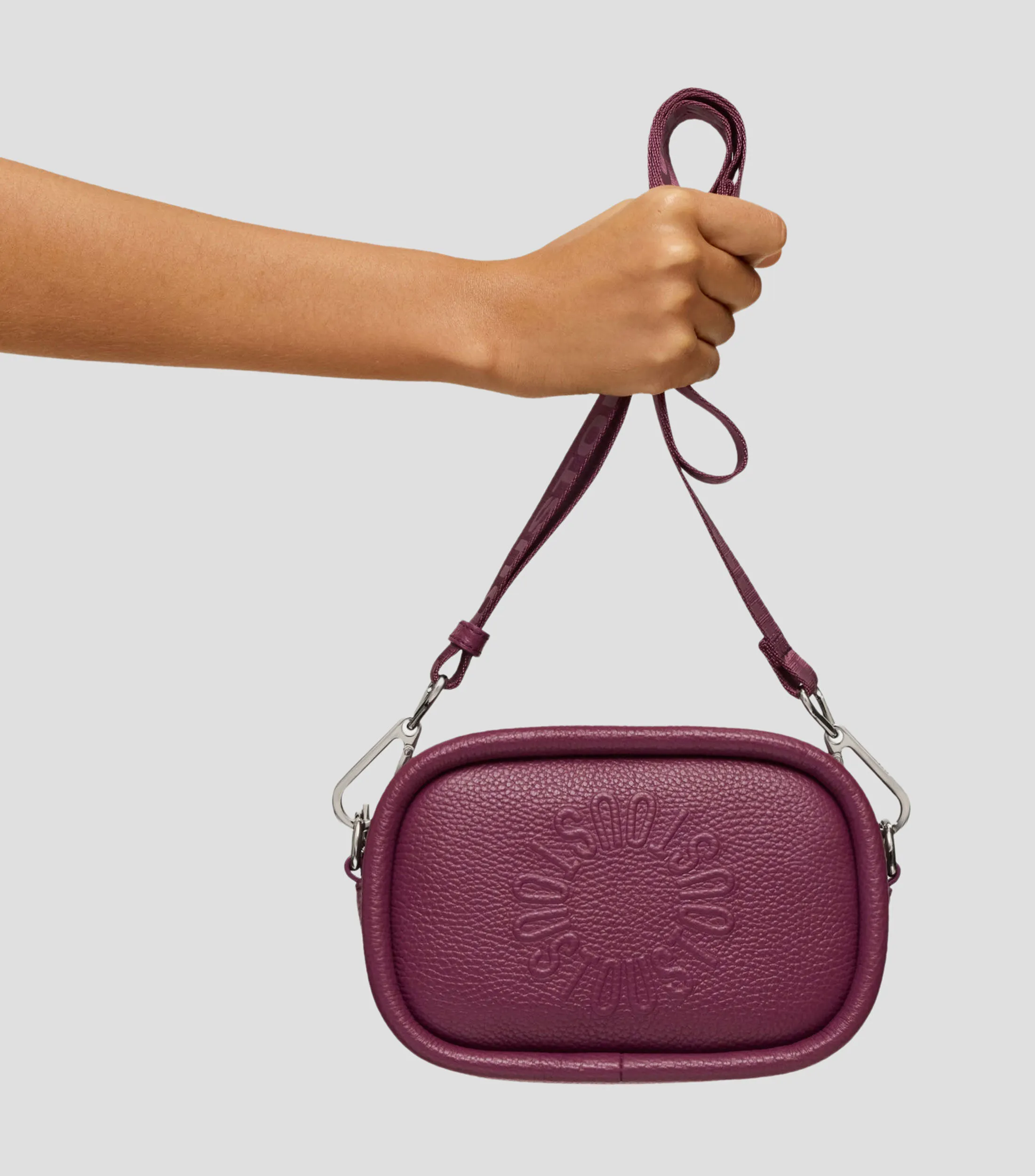 Tous Bolso Crossbody Burdeos en piel Miranda Mujer