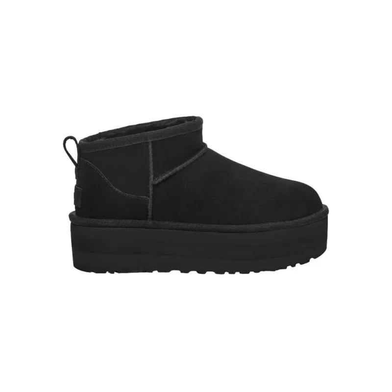 UGG CLASSIC ULTRA MINI PLATFORM BLACK