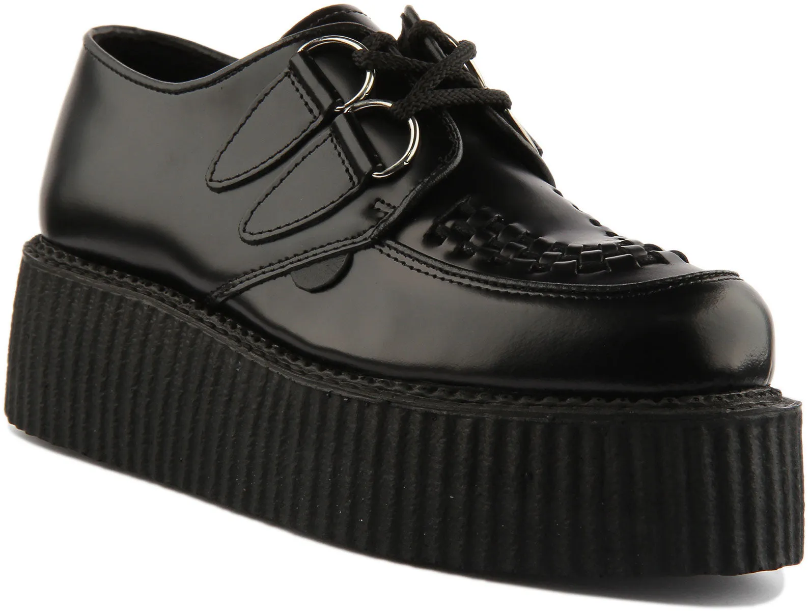 Underground Original Wulfrun Zapatos con doble suela de cuero para en negro