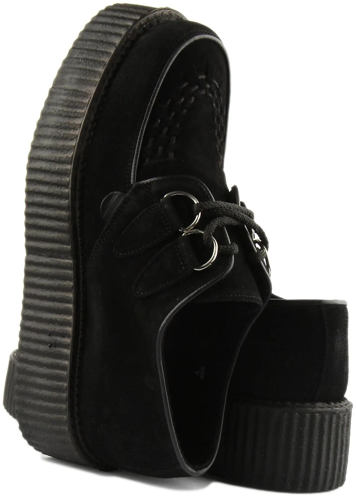 Underground Original Wulfrun Zapatos con doble suela de cuero para en negro