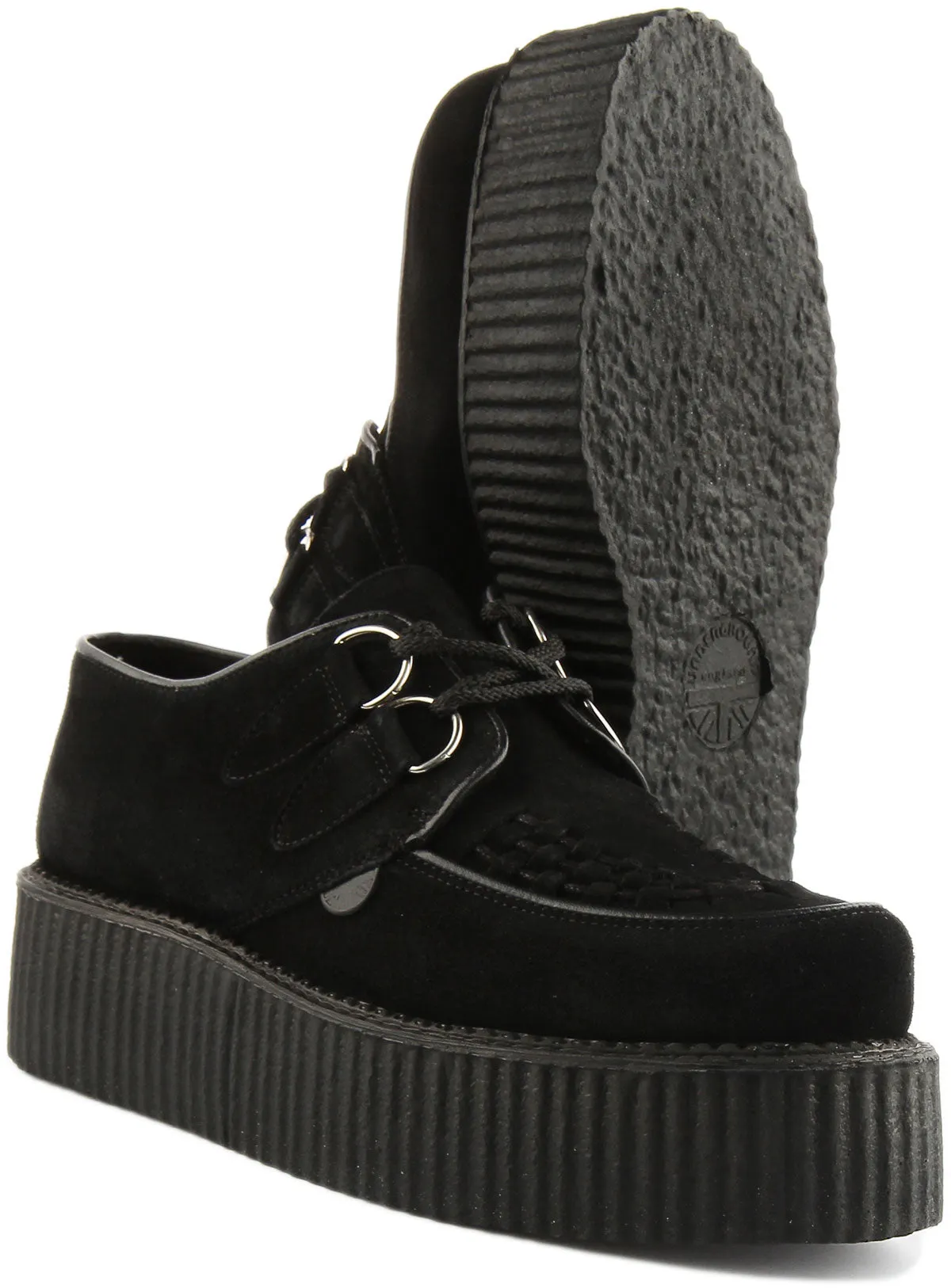 Underground Original Wulfrun Zapatos con doble suela de cuero para en negro