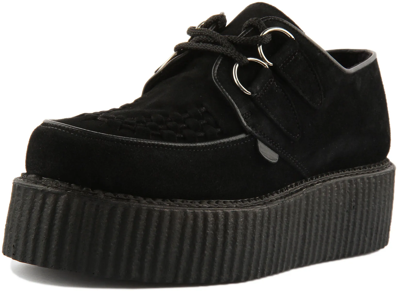 Underground Original Wulfrun Zapatos con doble suela de cuero para en negro