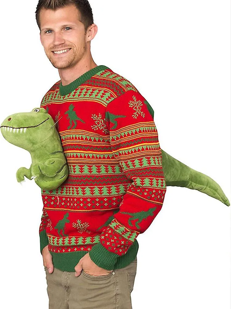 Unisex Christmas Sweater 3d Novelty Cotton Ugly Jumper Top