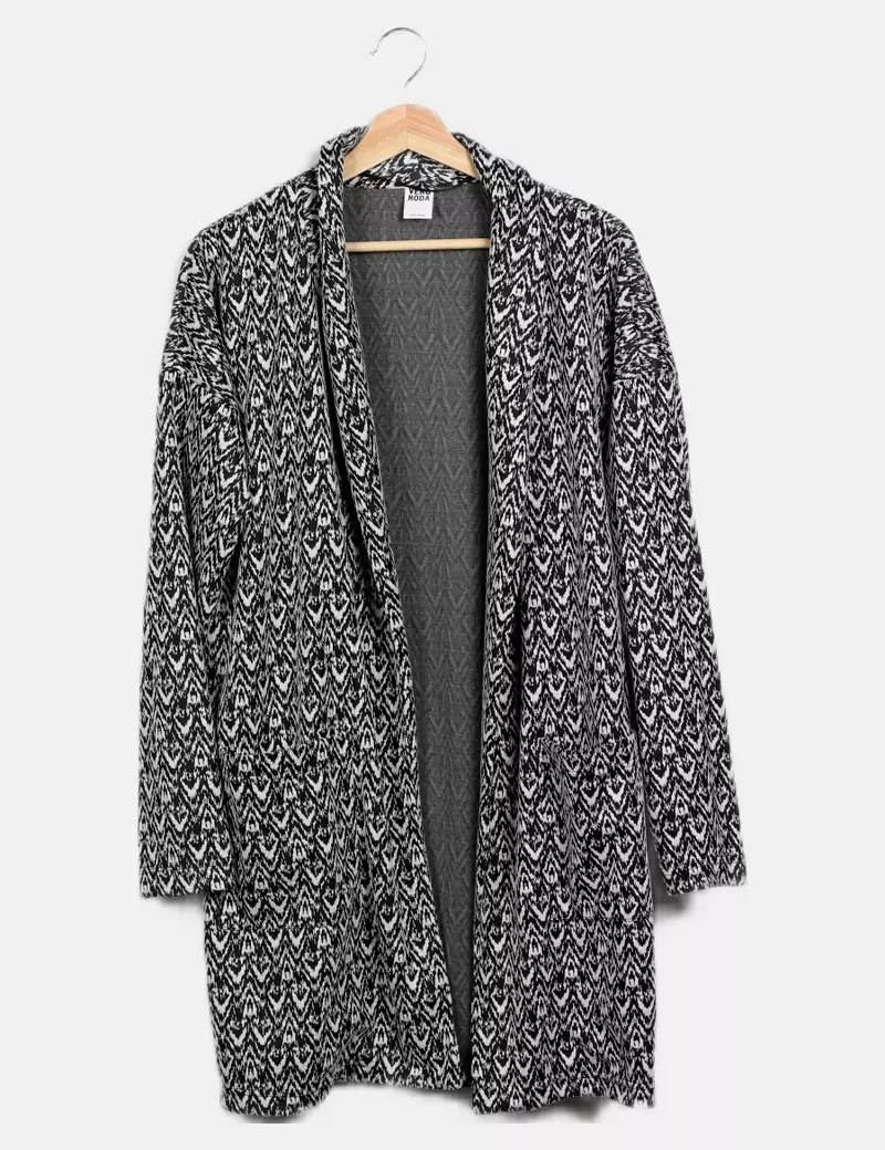 Vero Moda Cárdigan bicolor estampado